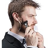 BEARD BUD Beard Shaping Tool Brush Styling Template with Beard Comb and Pencil Complete Beard Kit with Mens Beard Trimmer Line Up Instruction Guide Included
