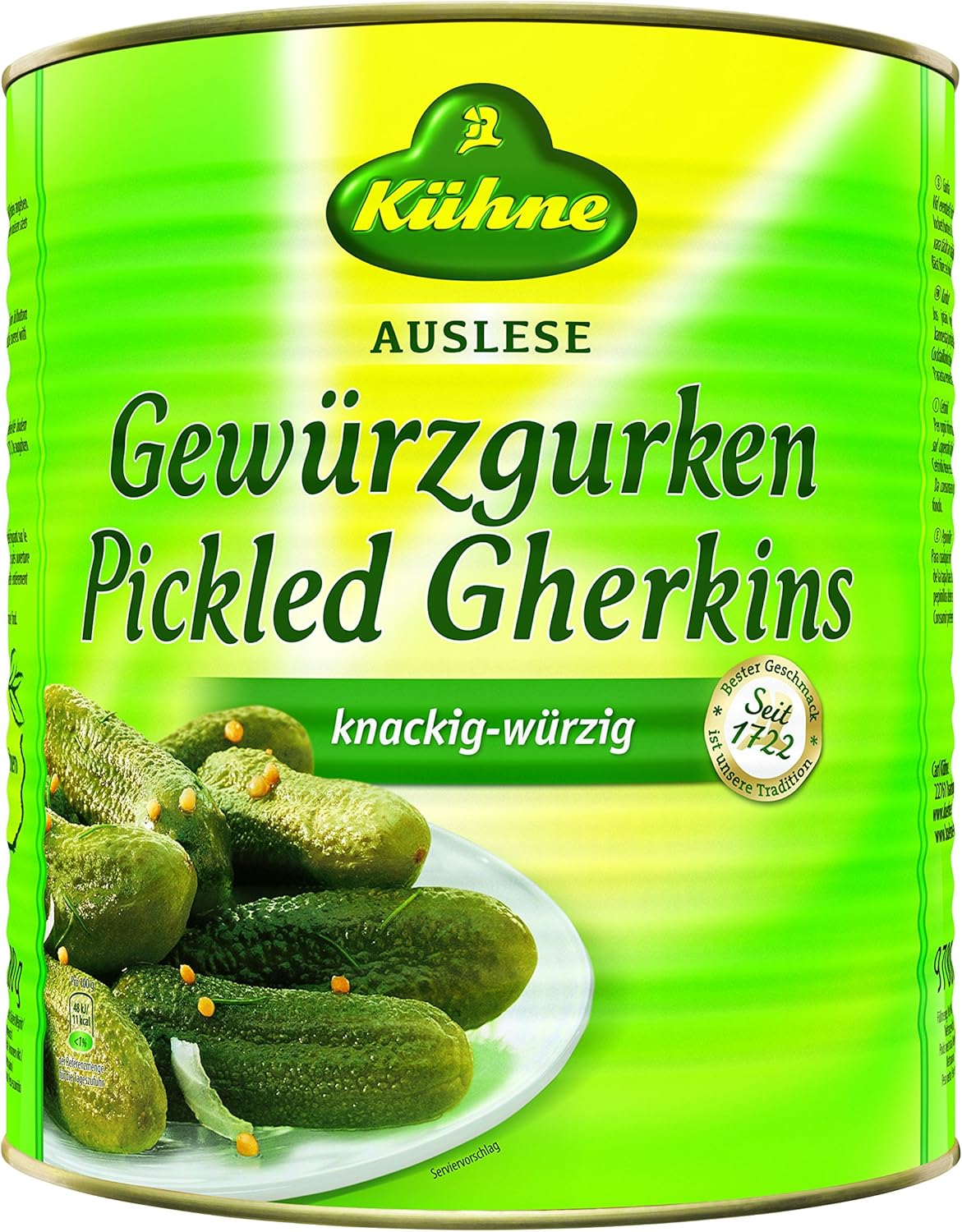 Kuhne Gherkins, 9.7 kg Amazon.co.uk Grocery