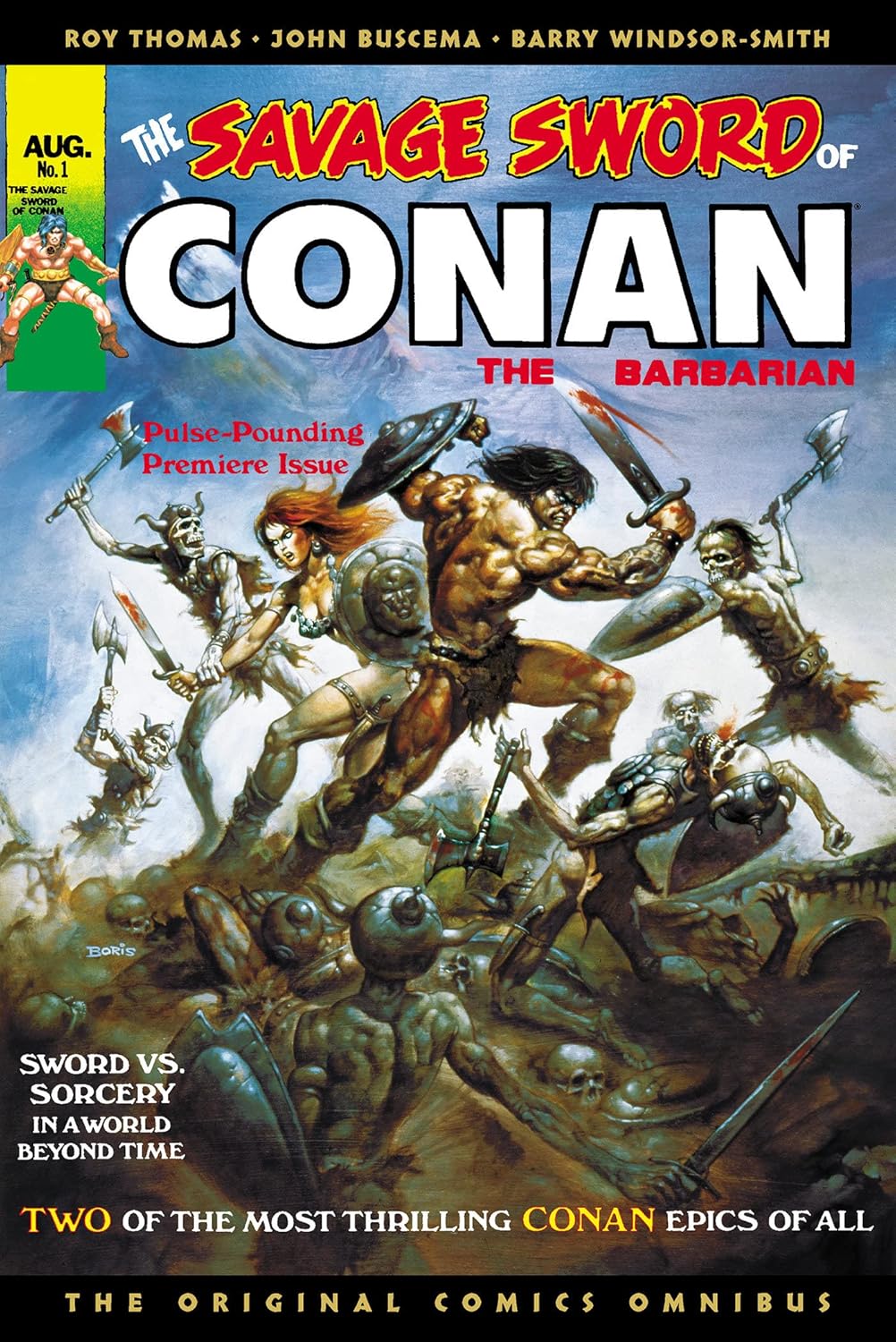 Fantasy Graphic Novels - The Savage Sword of Conan: The Original Comics Omnibus Vol.1 (SAVAGE SWORD OF CONAN OMNIBUS)