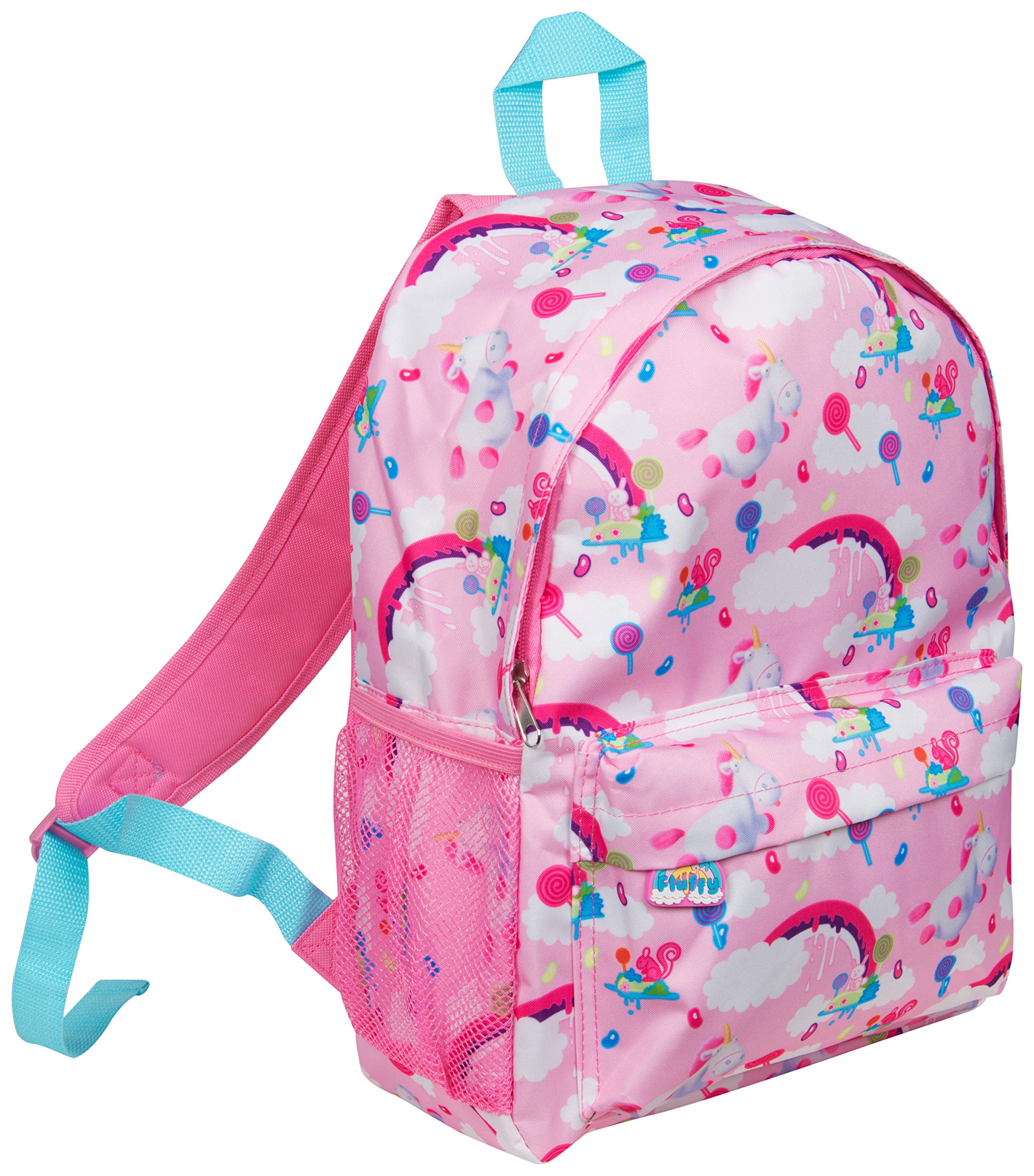 fluffy unicorn backpack