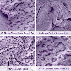 ZHIKU Warm Blanket Throw Soft Fleece Blankets Throw