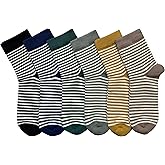 MAGIARTE Womens Mini Crew Socks Combed Cotton Casual Athletic Quarter Socks for women 6-Pack