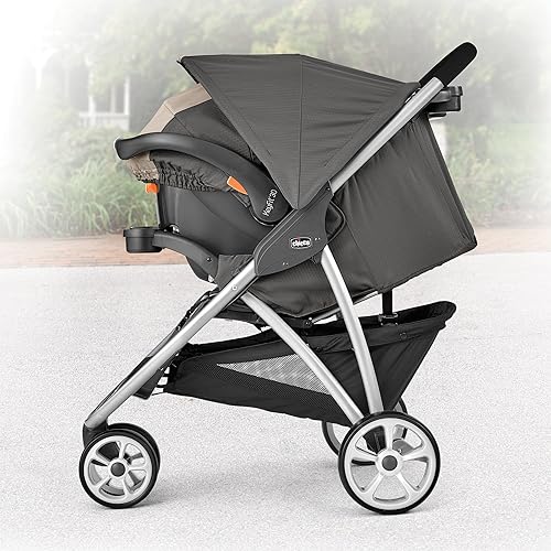 Chicco Viaro Quick-Fold Travel System, Includes Infant Car Seat