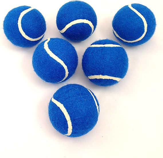 Blue Tennis Balls For Dogs Or Children 6 Pack Amazon.co.uk Sports & Outdoors