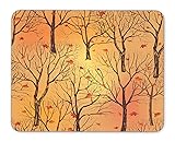 Tree without leaves Mouse Pad, Natural Rubber Mouse
