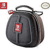 RDS - Officially Licensed Nintendo Switch Game Traveler Controller Case - Hard Shell Ballistic Nylon Case, Securely Holds Your Switch Pro Controller, Mesh Pocket Holds Cables