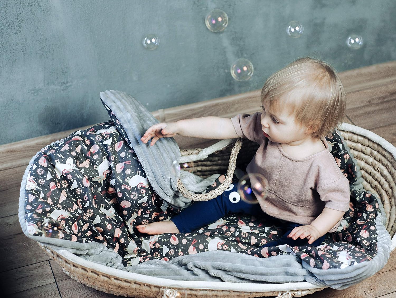 Momika Baby Blankets 75x 100cm Minky Soft Cotton Unisex Toddler Recending Blanket For Girls And Boys Producto Europeo De Talla Unica Mint Bird Mantas Y Mantitas Mantas Ourhouserestaurant Com