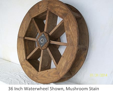 Amazon Com Backyard Crafts Amish Made Decorative Waterwheel 36