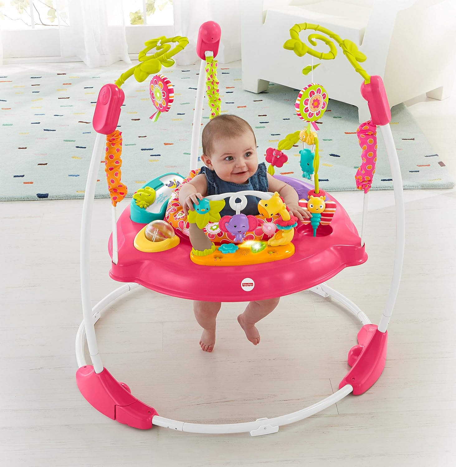 Fisher-Price Jumperoo: Pink Petals : Baby