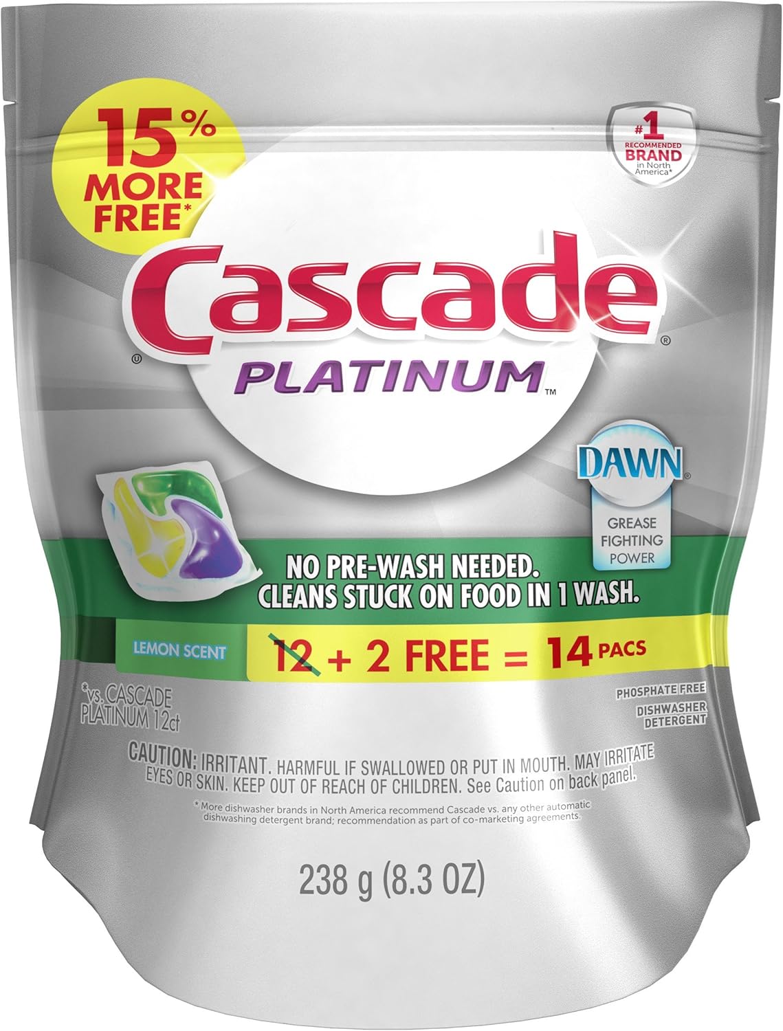 whirlpool cascade platinum dishwasher