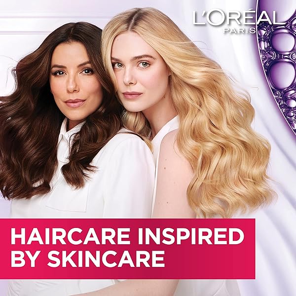 L’OREAL PARIS ELVIVE HYALURON PLUMP FLASH HYDRATION WONDER WATER HAIR RINSE, 8 SECOND HYDRATING HAIR CARE TREATMENT FOR SOFT, SHINY HAIR, 6.8 FL OZ