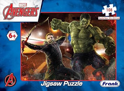 Frank Marvels Avengers - Age of Ultron Puzzle for 6 Year Old Kids and Above