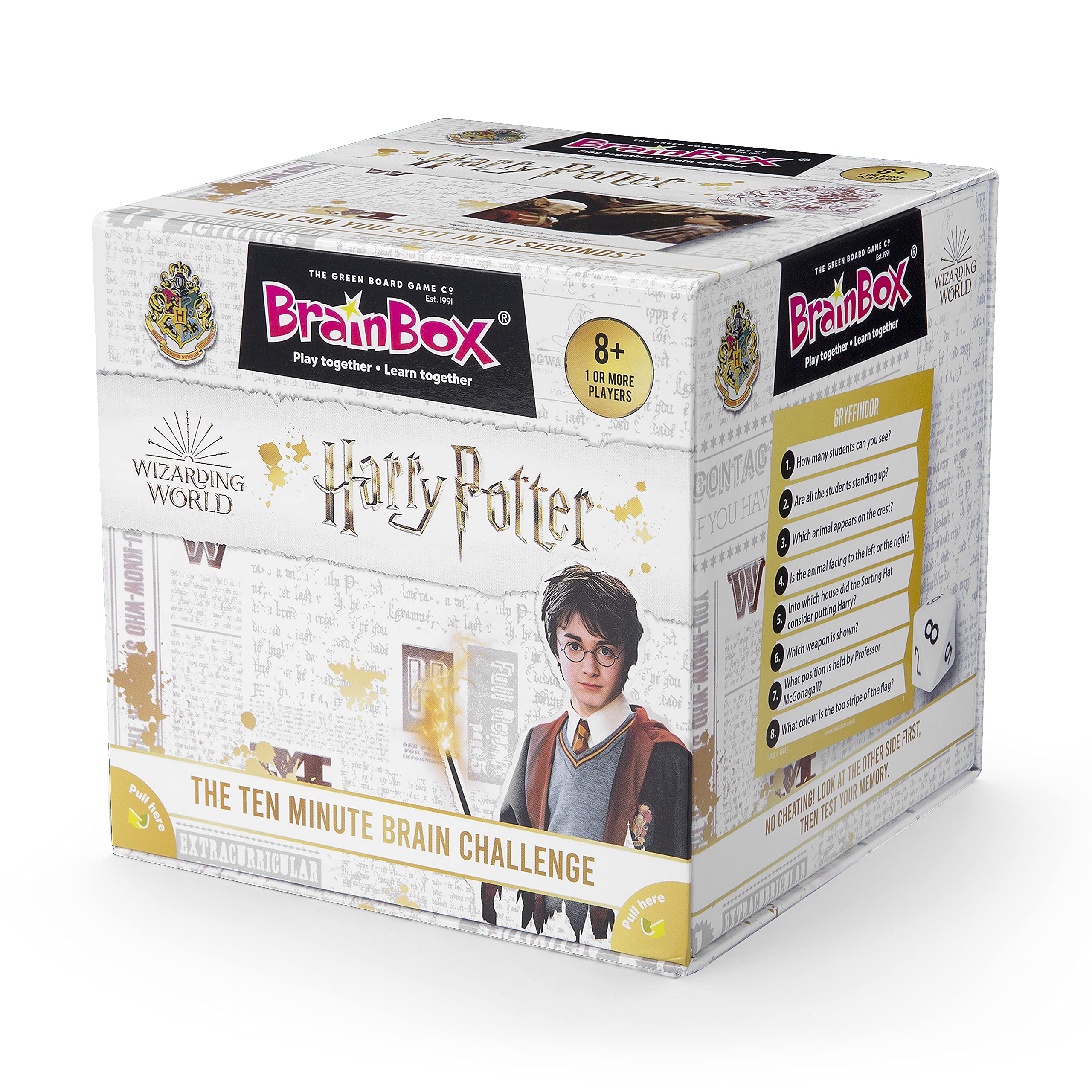 BrainBox Harry Potter | Fun & Educational Card Game | Ages 8+ | 1+ Players | 10 Minutes Play Time