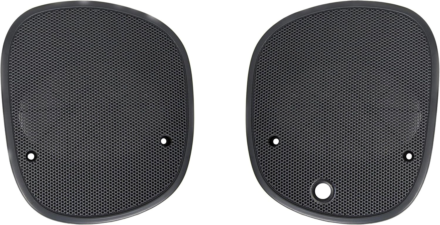 ECOTRIC New Driver&Passenger Graphite Dash Speaker Cover Grille Grill Left&Right for 98-05 GMC Jimmy Sonoma Chevrolet S10 Blazer Bravada