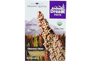 Andean Dream Organic Orzo Quinoa Pasta, 8 Ounce - 12 per case.12