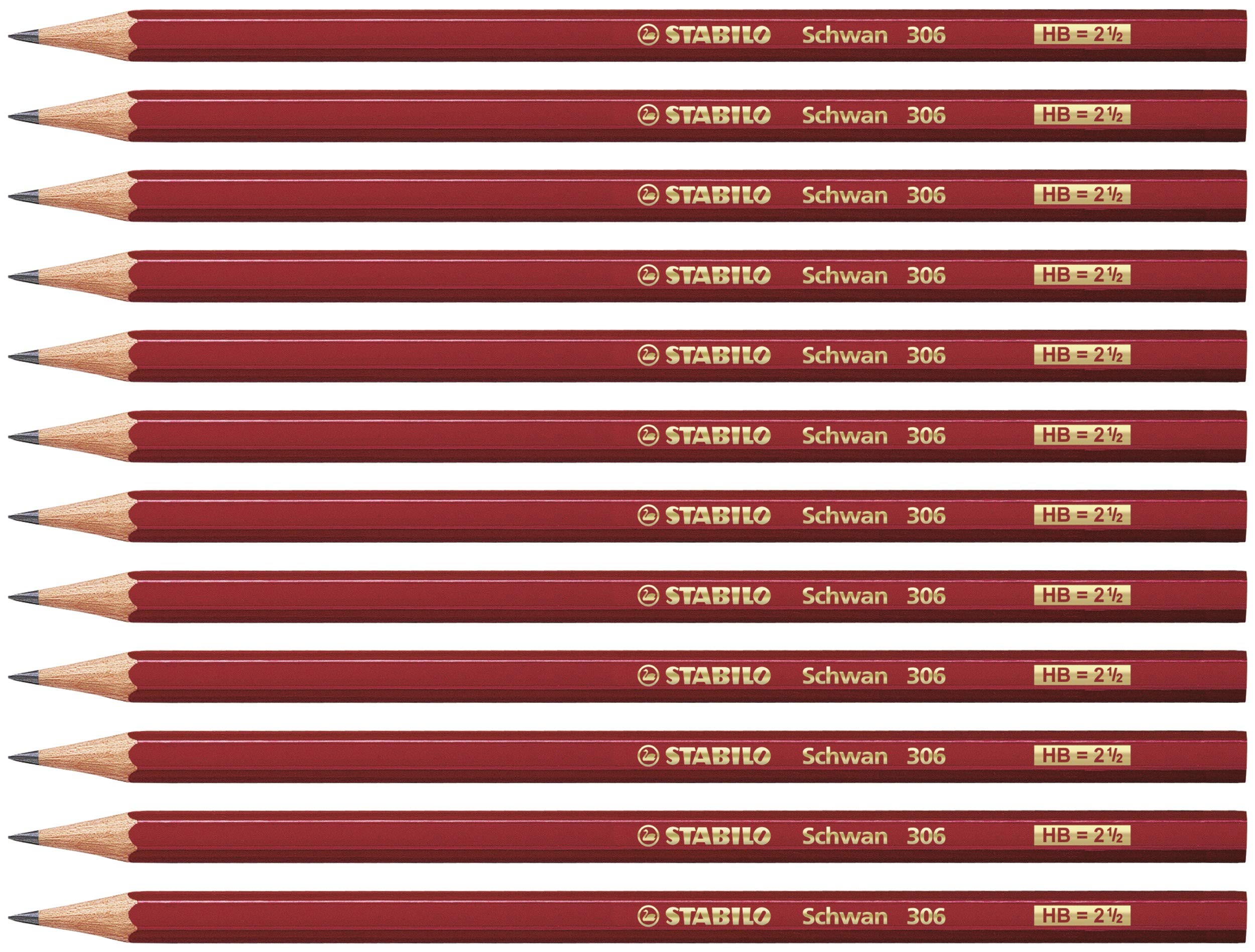 STABILO Schwan - Graphite Pencil - Pack of 12 - Degree HB
