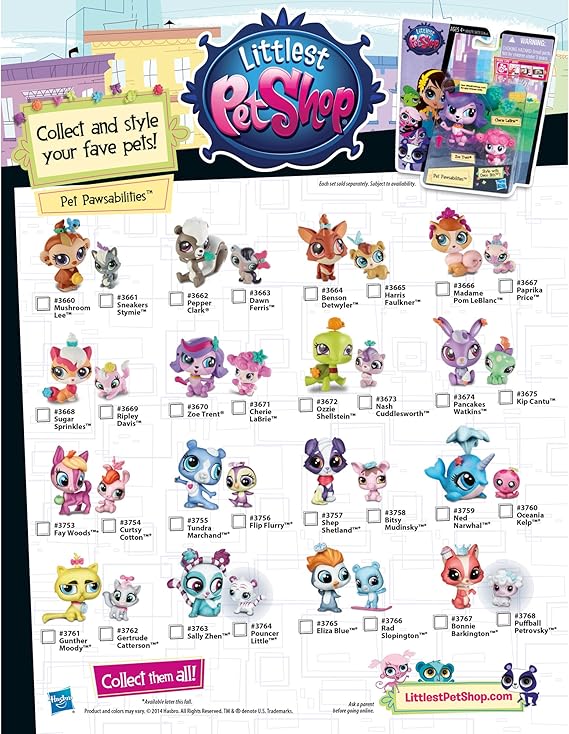 littlest pet shop hamster harris