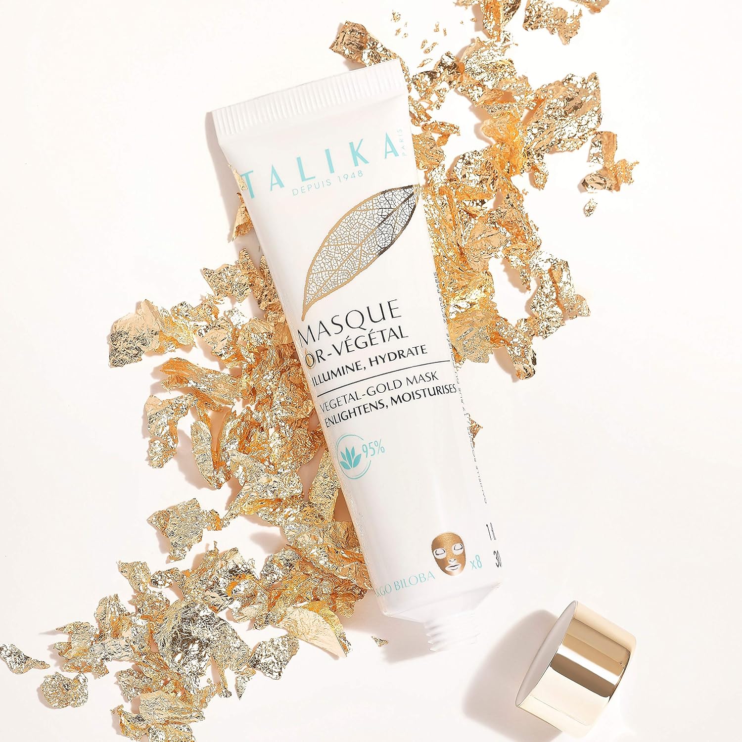 Vegetal Gold Mask, Talika, Regenerating Gold Mask, Antioxidant and soothing care, All skin types - Image 4