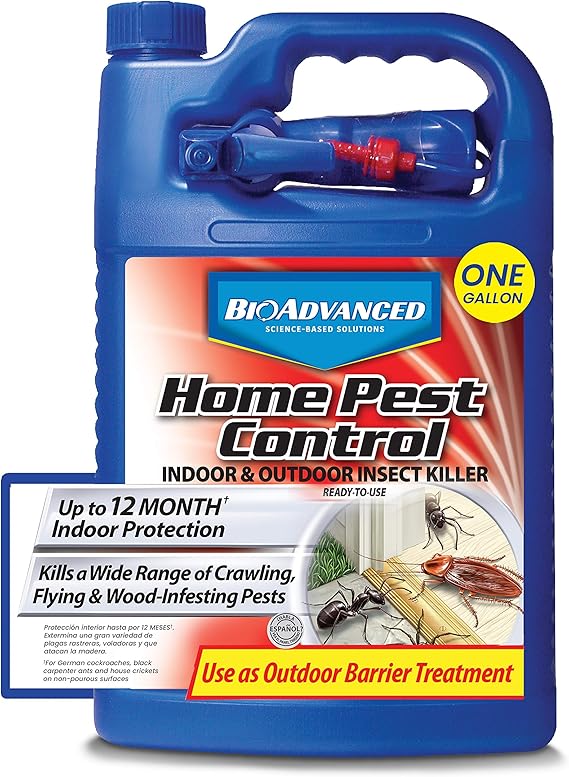 Amazon Com Bioadvanced 502795a Home Pest Control Indoor Outdoor Insect Killer Ready To Use 1 Gallon Lawn And Garden Tool Gas Cans Garden Outdoor