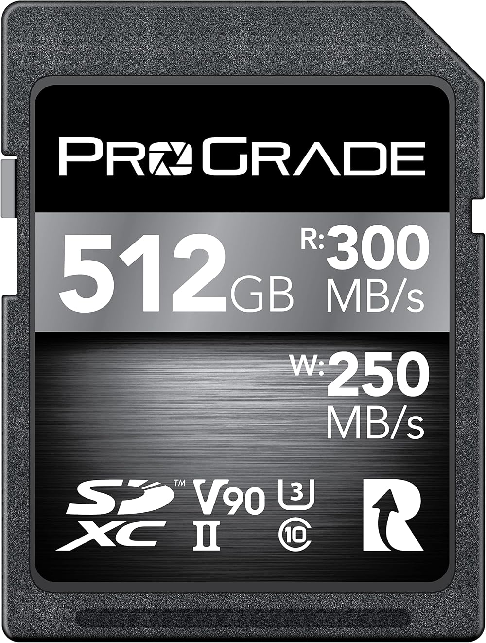 ProGrade Digital 512GB SDXC UHS-II V90 300R Memory Card for DSLR MILC