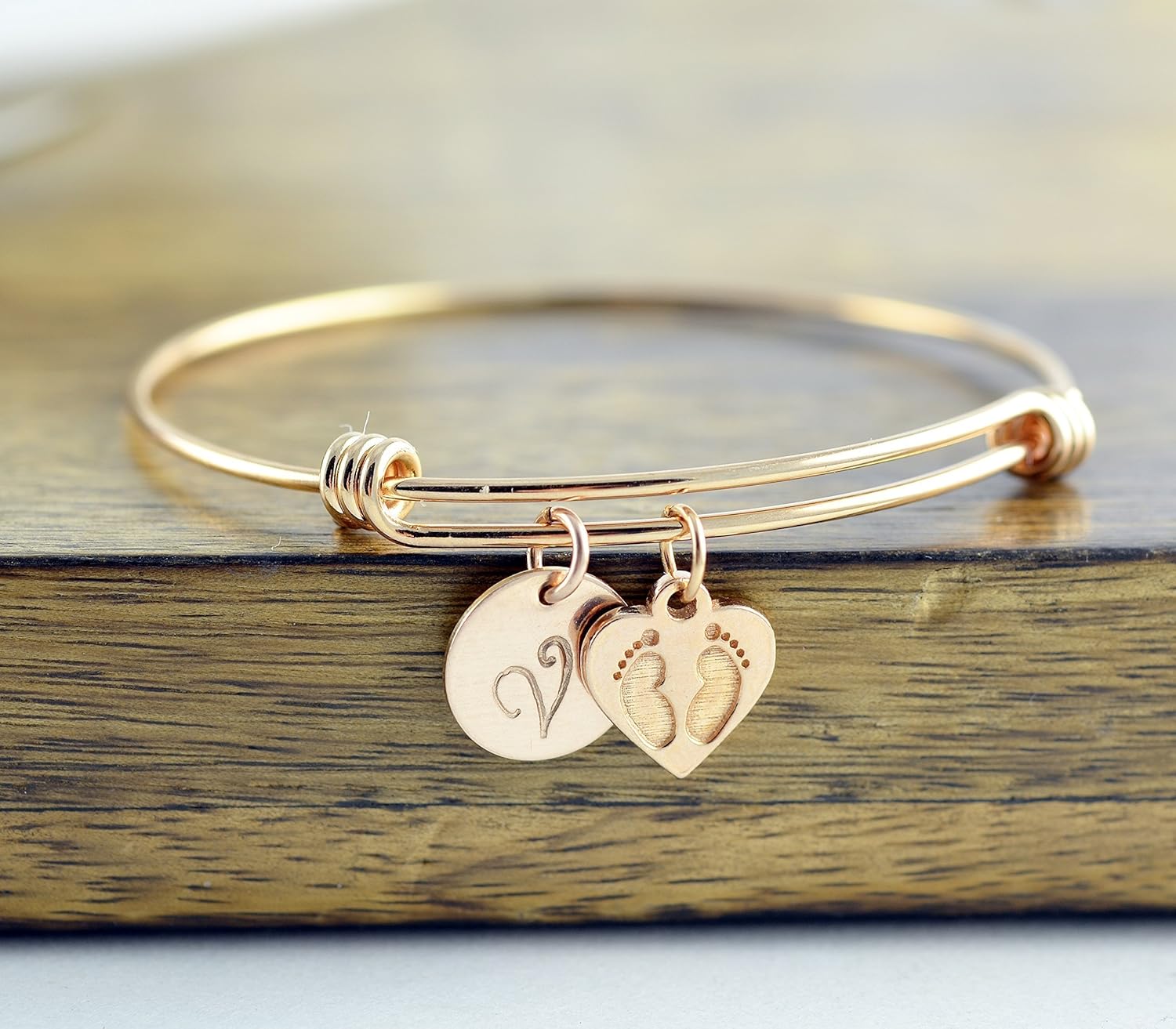 baby initial bracelet