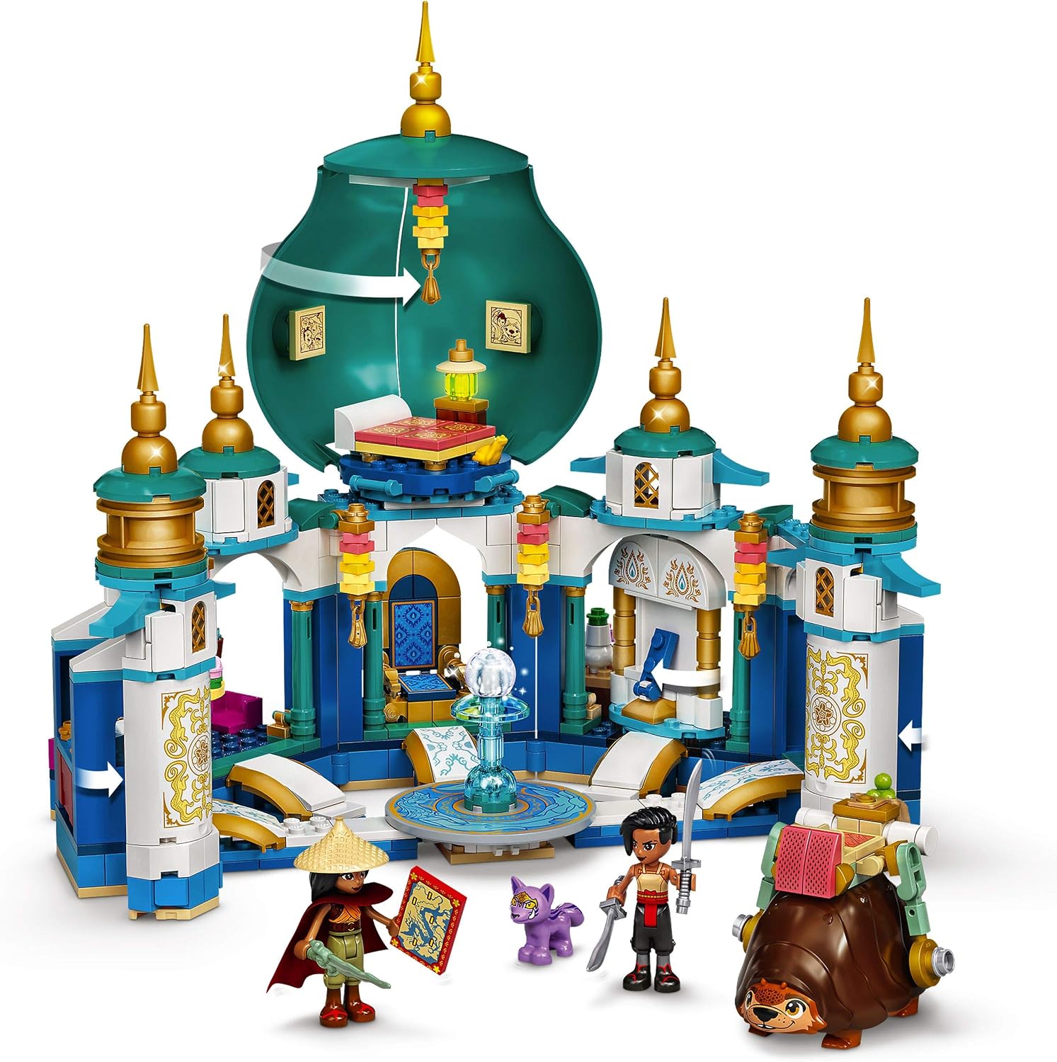 LEGO 43181 Disney Princess Raya and the Heart Palace, Multicolor - Image 4