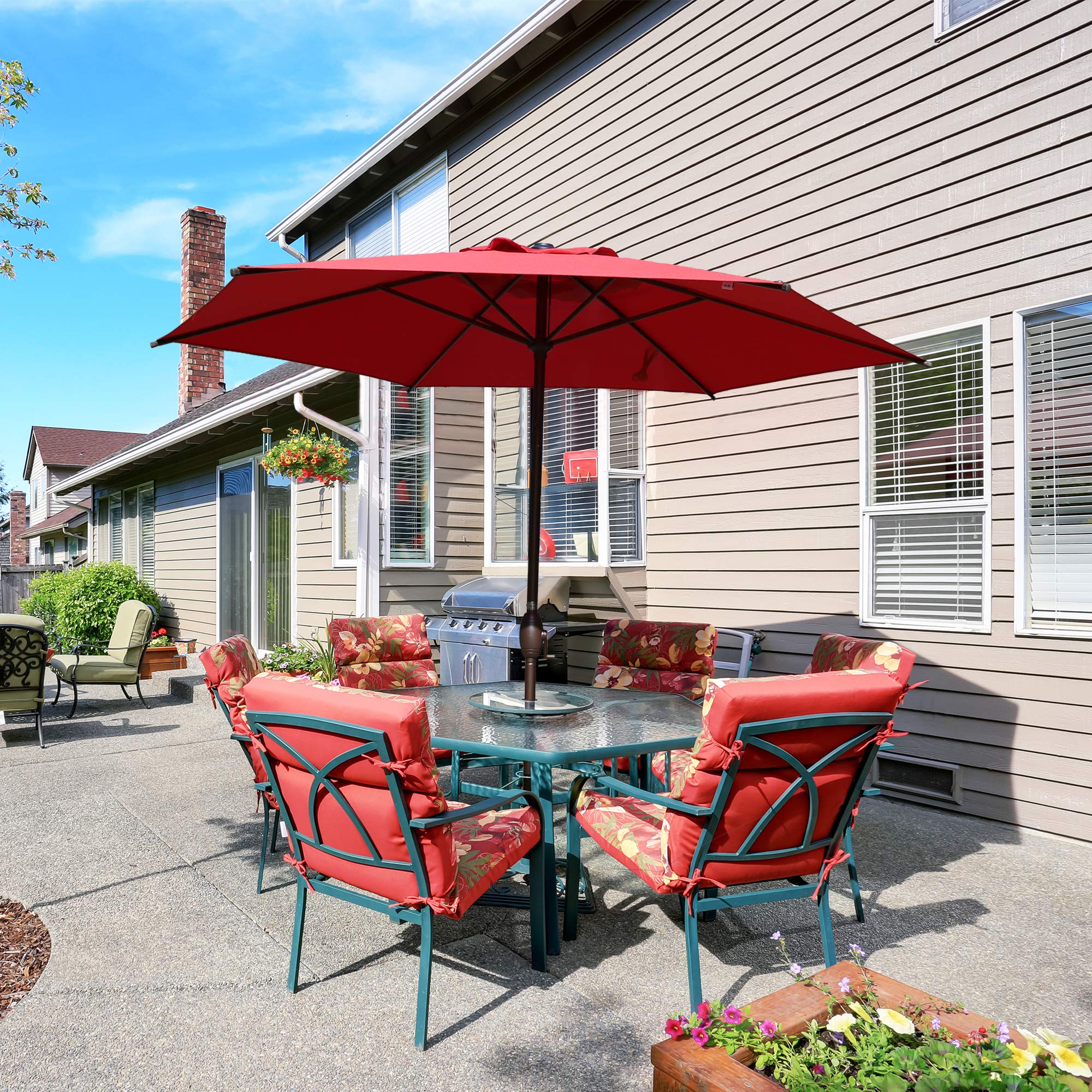 Abba Patio 9ft Patio Umbrella Outdoor Um Buy Online In Brunei At Desertcart