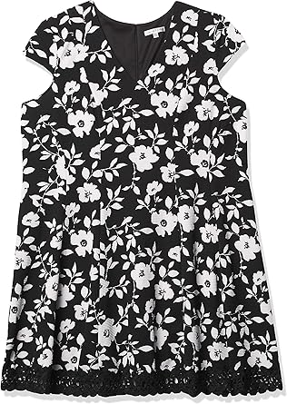 sandra darren black and white dress