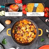 Nuovva Casserole Dishes with Lid 4L 24cm Oven Proof Non Stick Aluminium view 9