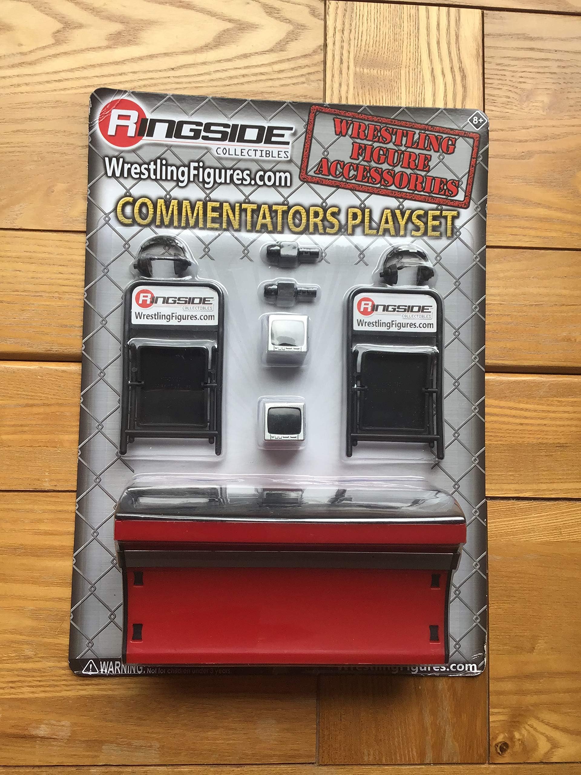 Commentators Wrestling Acccessory Playset - For Use With WWE & TNA Action figures