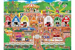 RoseArt - Home Country - Farm County Fair - 1000 Piece Jigsaw Puzzle for Adults