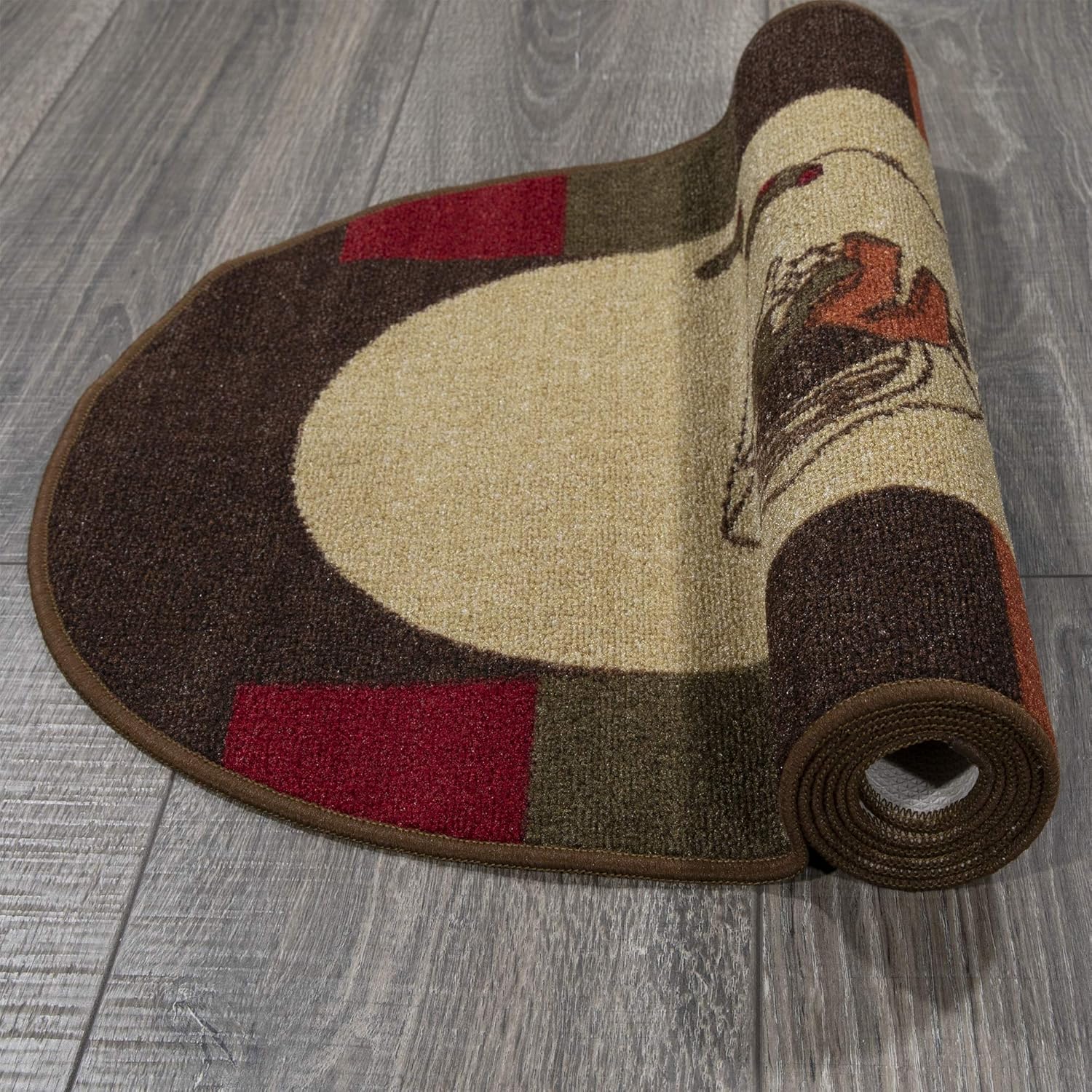 Ottomanson Washtown Runner Rug, 20" x 59", Multicolor: Furniture & Decor