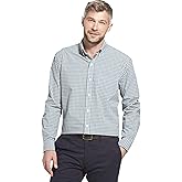 Arrow 1851 Mens Hamilton Poplins Long Sleeve Button Down Plaid Shirt
