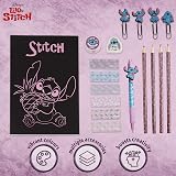 Disney Stitch Art & Stationery Set Notepad Pencils Paper Clips Gifts view 6