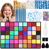 Face Painting Kit for Kids,54 Colors Professional Face Paint Makeup Kit | Face Painting Kit