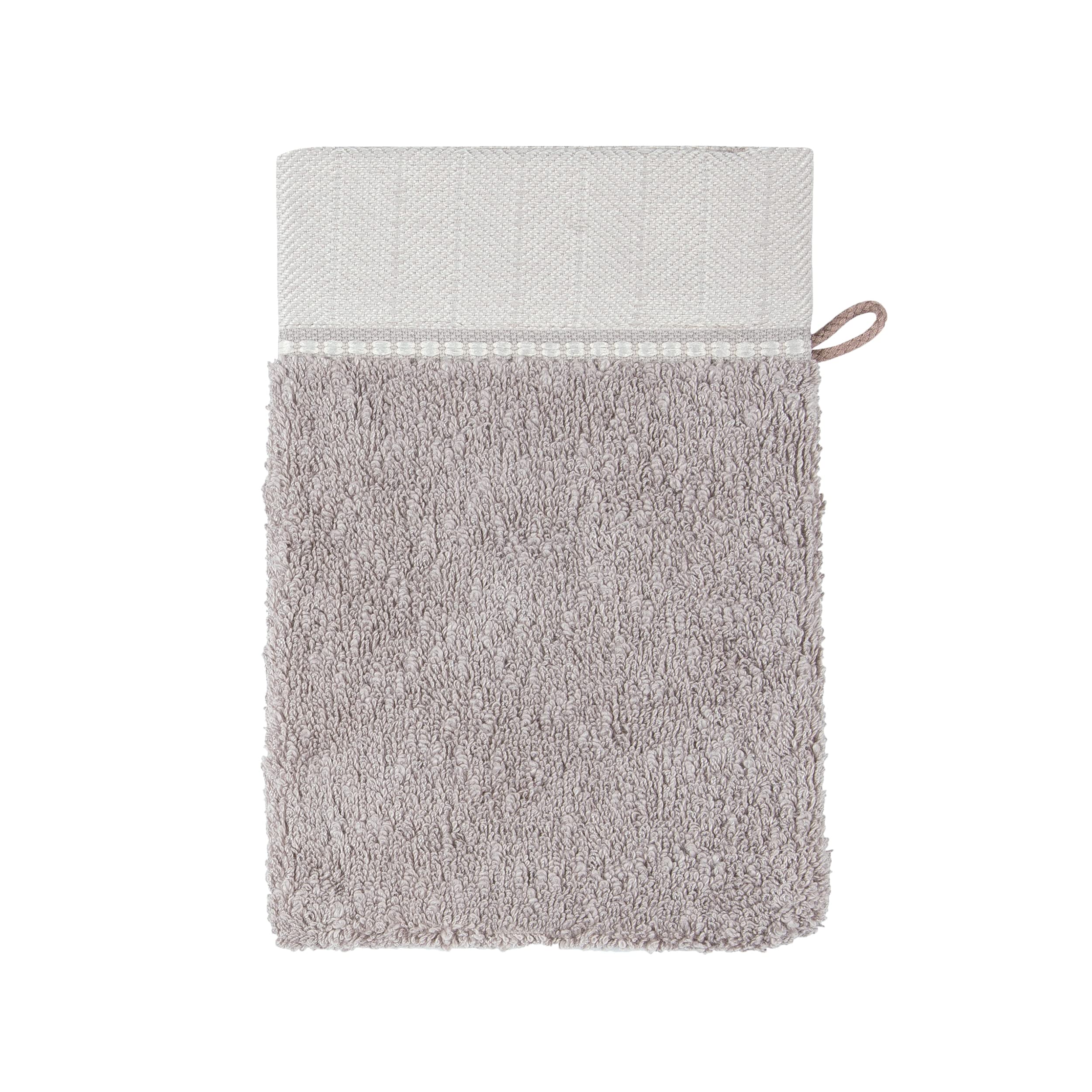 möve wash mitt, 85% Baumwolle / 10% Viskose aus Bambus-Zellstoff / 5% Leinen Cashmere, 20 x 15 cm