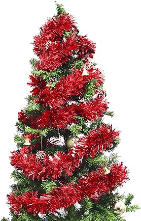 Belle Vous Ghirlanda Natalizia Per Albero Di Natale 3pz 3m Ghirlanda Albero Per Decorazioni Albero Rosse Festone Per Albero Di Natale Addobbi Natalizi Per Albero Decorazioni Natalizie Amazon It Casa E Cucina