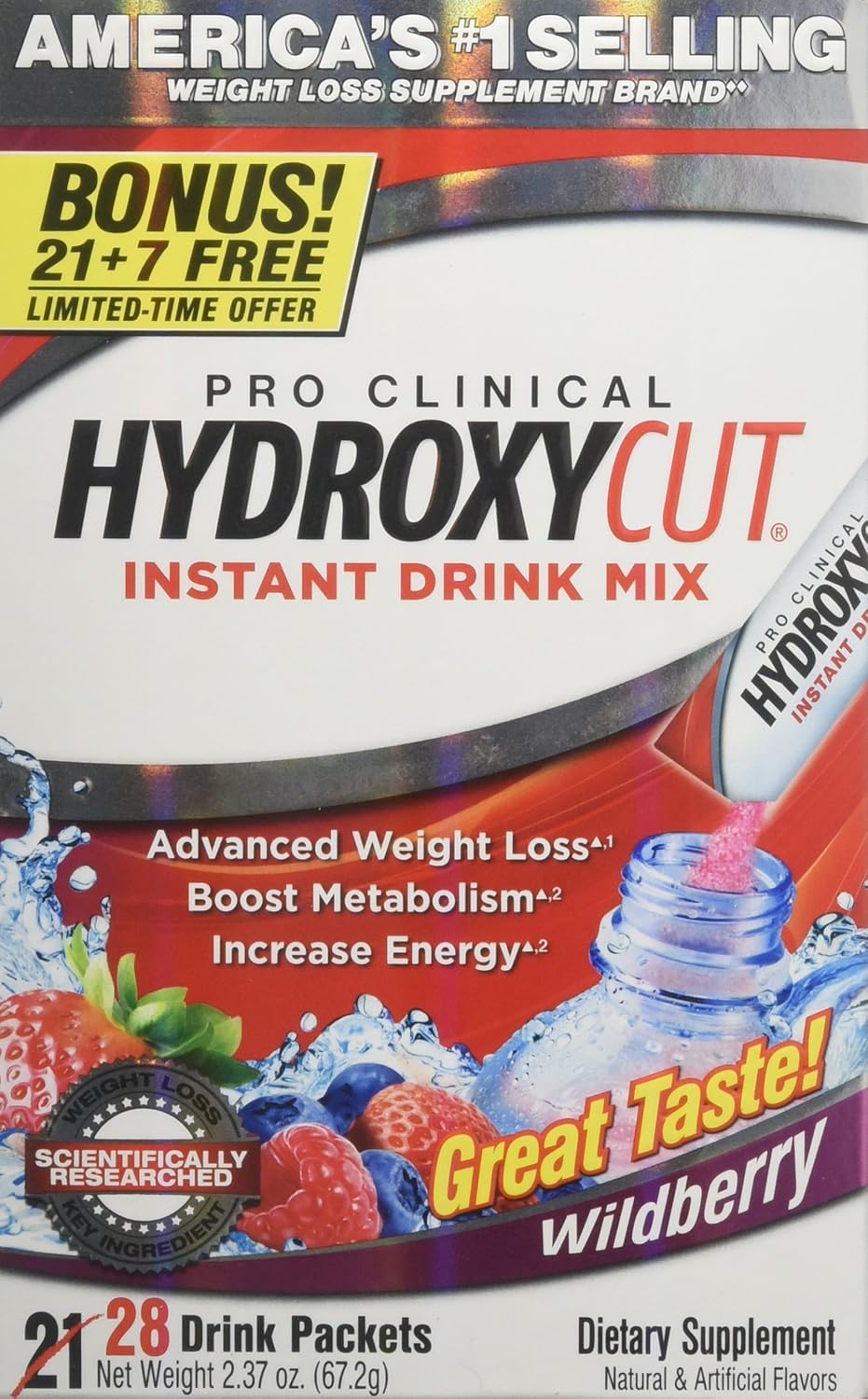 Hydroxycut Drink Mix, Scientifically Tested Weight Loss and Energy