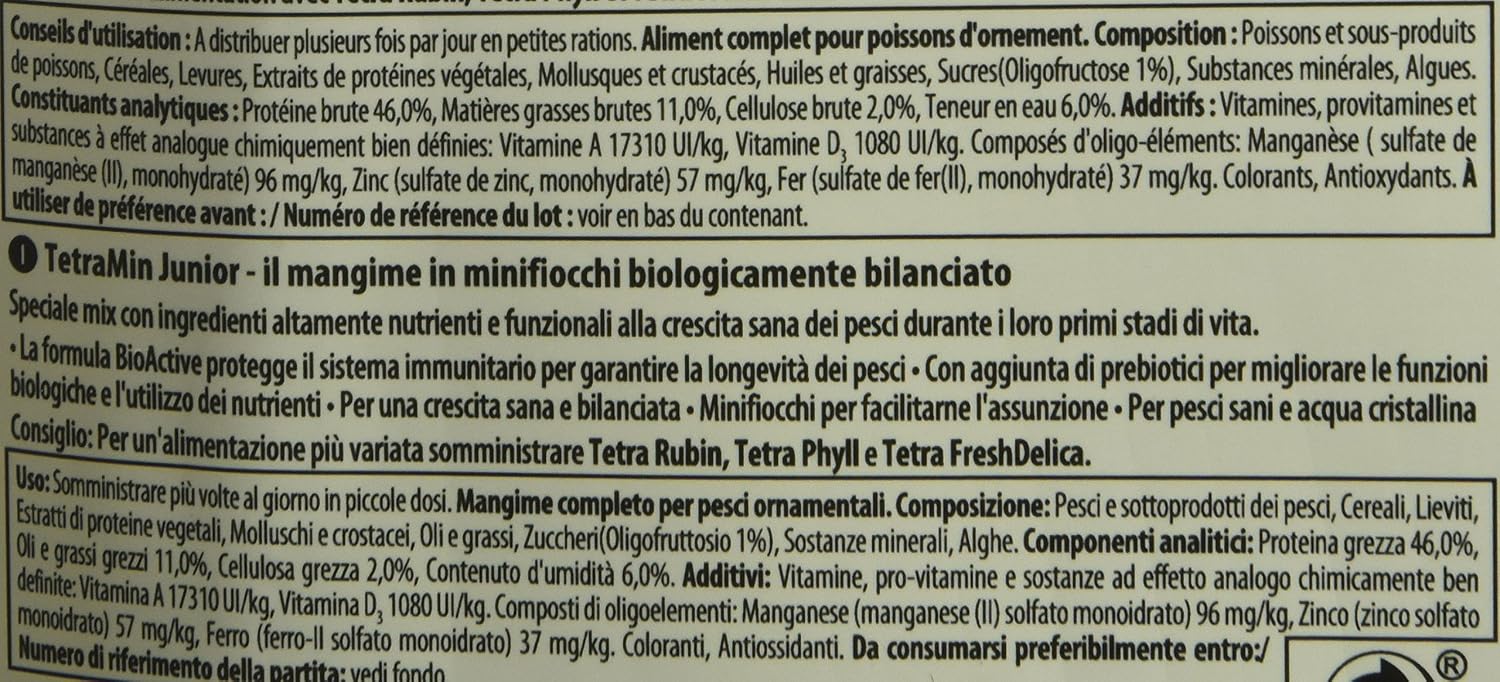 Tetra TetraMin Junior 100 ml, gold, 100 ml (Pack of 1) - Image 5