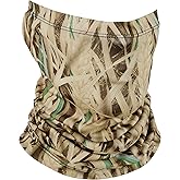 GOT Sports UPF 50+ Fishing Neck Gaiter - UV Face Mask Sun Protection for Men & Women - Camo SPF Face Cover Gator