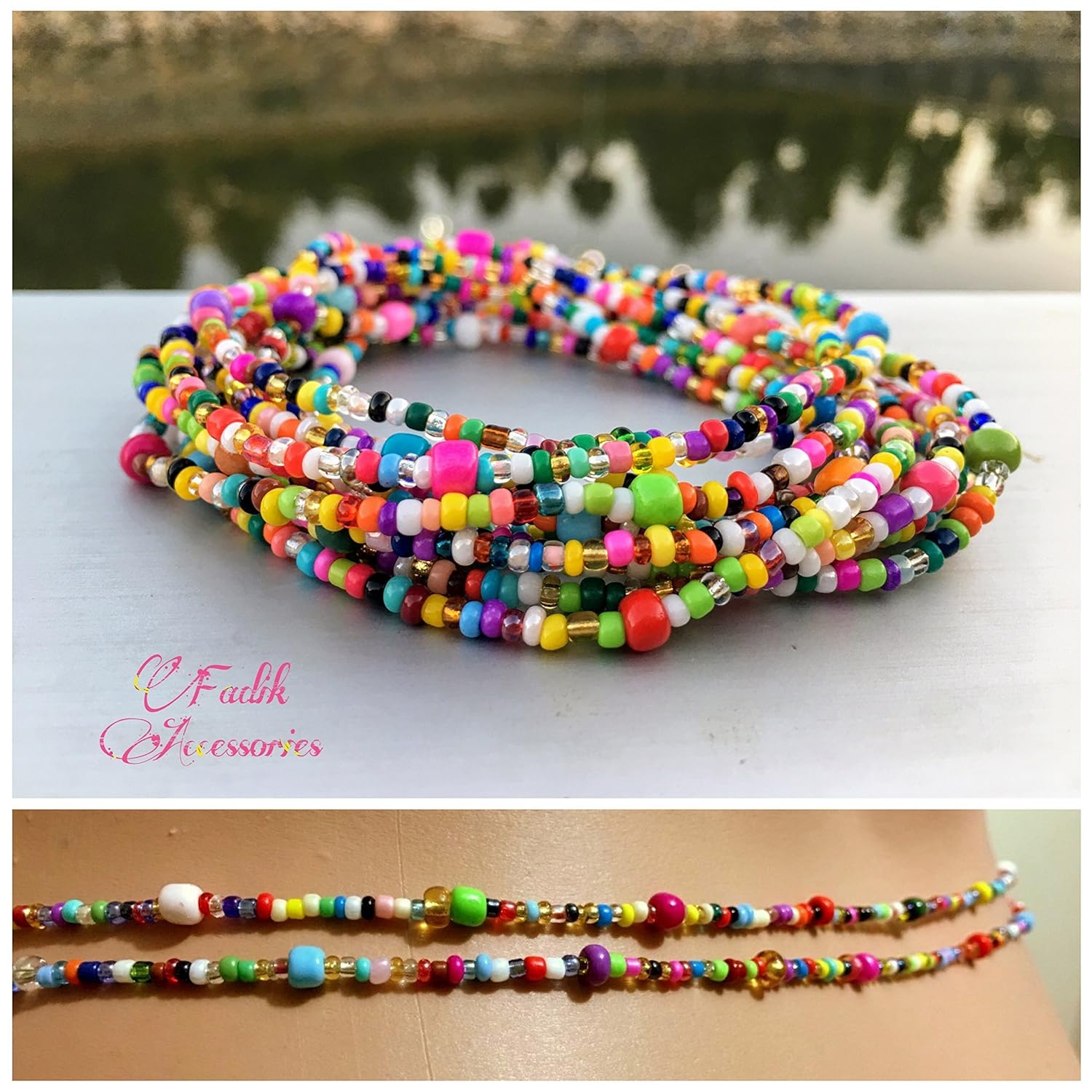 african waist necklace