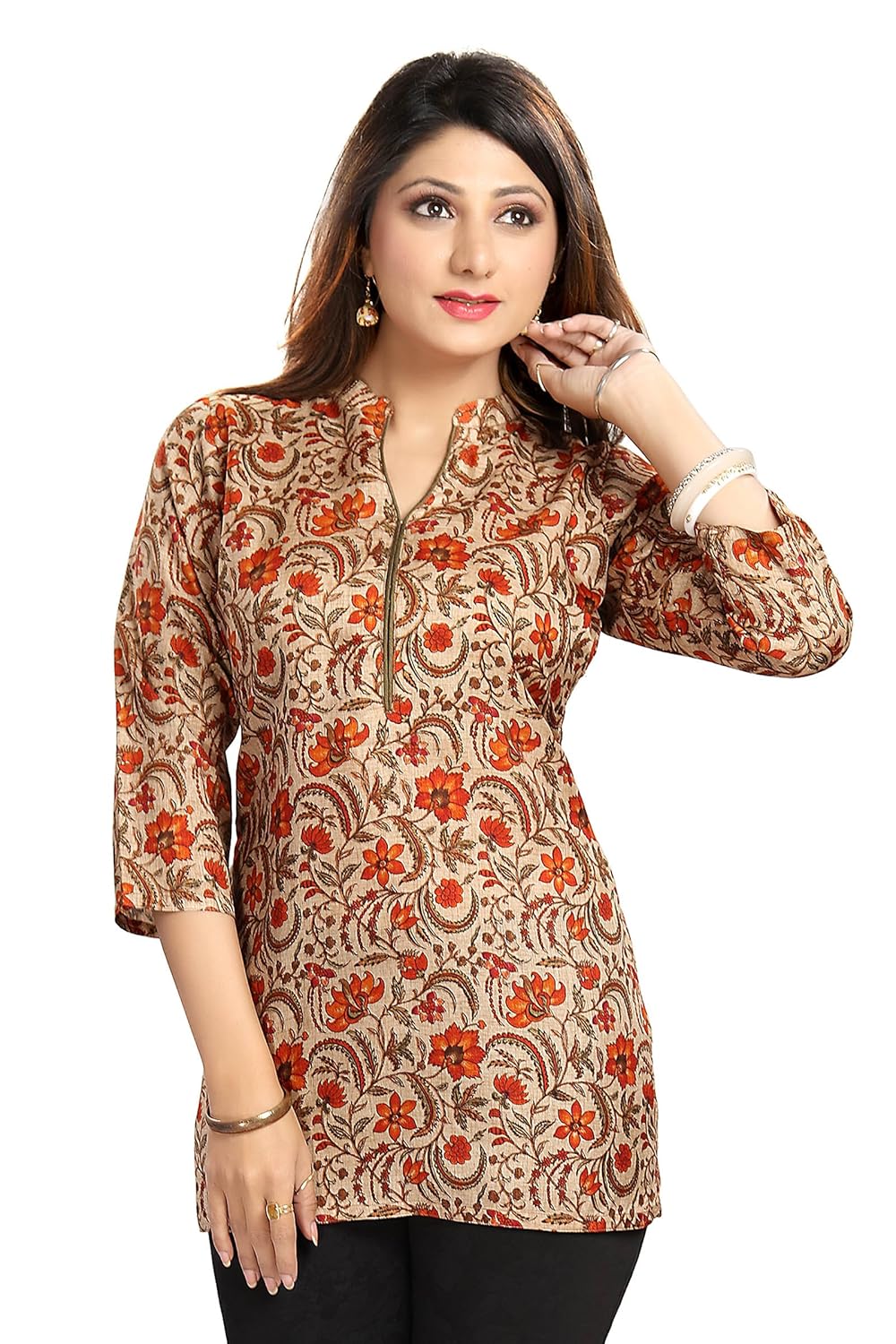 color petal women's cotton silk kurta