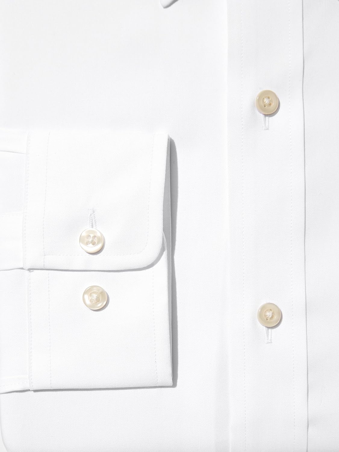 Buttoned Down Men's Classic-fit Solid Non-Iron Dress Shirt Pocket Spread Collar: Clothing