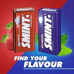 Smint Mints Peppermint, Sugar Free, 12 Packs with