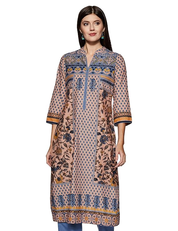 Women's Cotton Straight Kurta