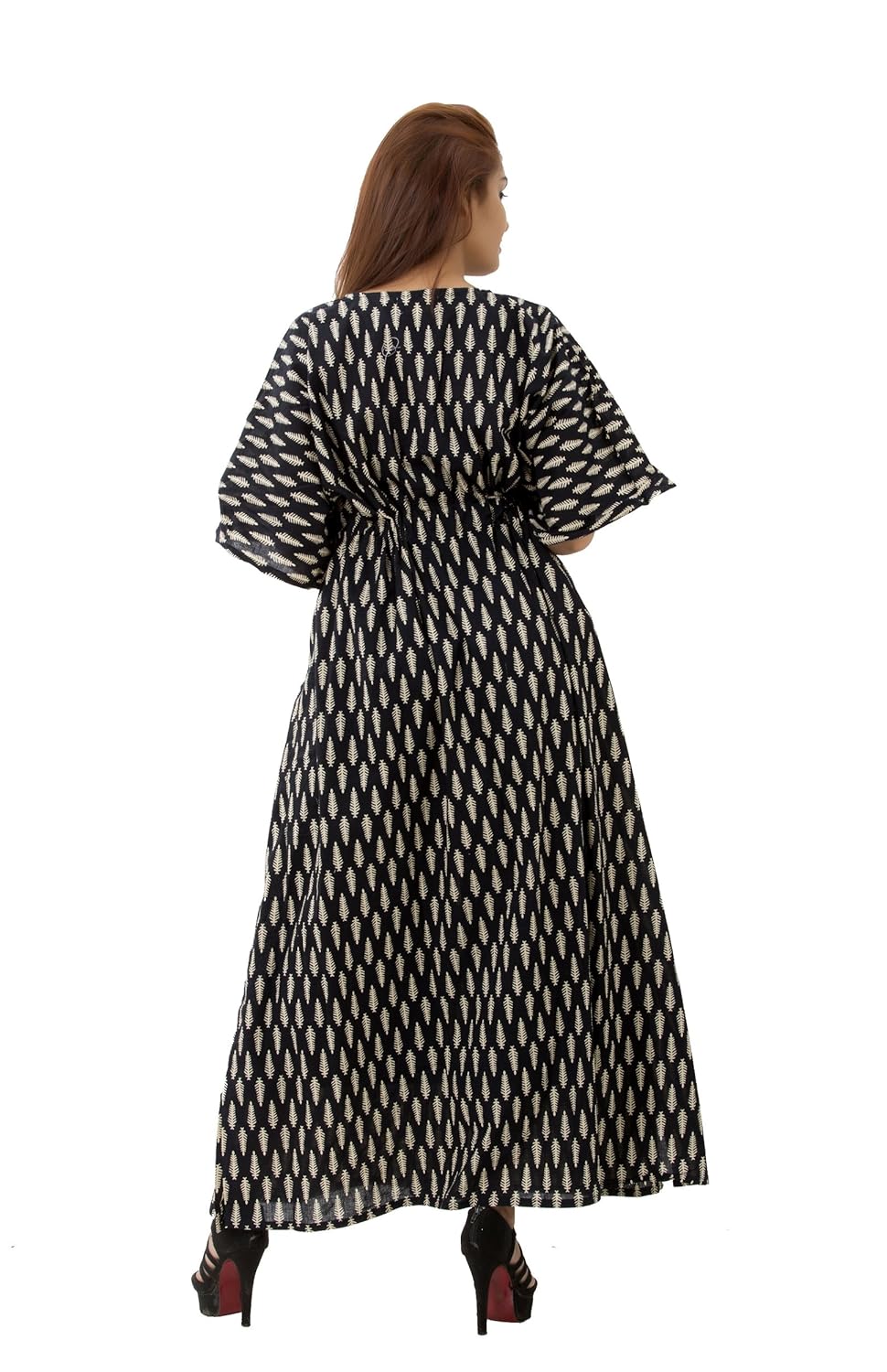 handicraft-palace women's cotton gown (kl-128_black_50)