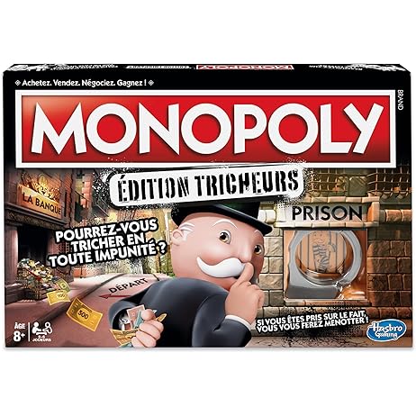 Hasbro Gaming E1871 Monopoly Cheats Board Game