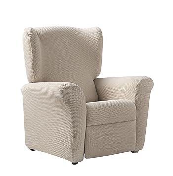 Zebra Textil 35689 ohrensessel elastisch husse Z51, naturfarben