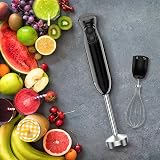 Bonsenkitchen Hand Blender 3 in 1 Immersion Stick Blender 300W Black HB3202 view 7