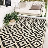 SAND MINE Waterproof Outdoor Rug 5x8 ft, Plastic